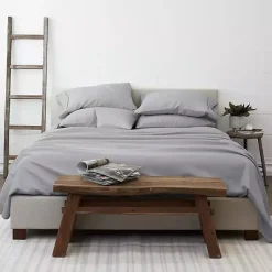 Kirklands Home Bed Sheets|Light Ultra Soft 6-pc. King Sheet Set Gray