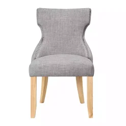 Kirklands Home Dining Chairs|Light Wingback Dining Chairs, Set of 2 Gray