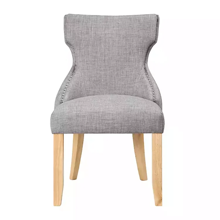 Kirklands Home Dining Chairs|Light Wingback Dining Chairs, Set of 2 Gray