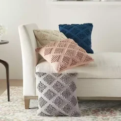 Best Light Woven Diamond Pillow Pillows