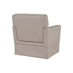 Kirklands Home Accent Chairs|Light Taupe Slipcover Armchair Tan