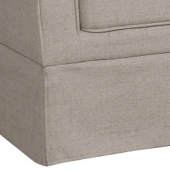 Kirklands Home Accent Chairs|Light Taupe Slipcover Armchair Tan