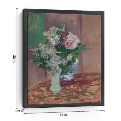 Kirklands Home Canvas Art|Lilacs and Peonies Framed Canvas Art Print