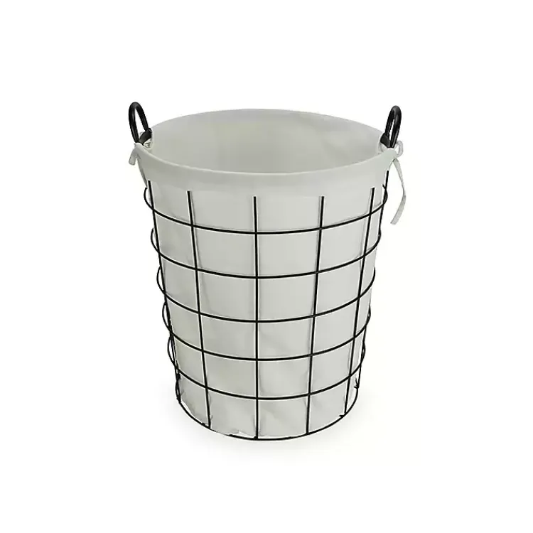Best Lined Wire Basket with Handles Baskets & Boxes