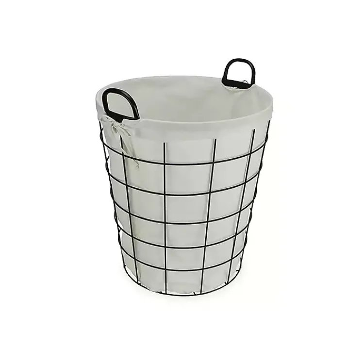 Best Lined Wire Basket with Handles Baskets & Boxes