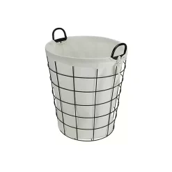 Best Lined Wire Basket with Handles Baskets & Boxes