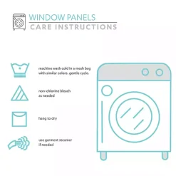 Kirklands Home Curtains & Drapes|Linen Button and Stripe Curtain Panel Set, 84 in.