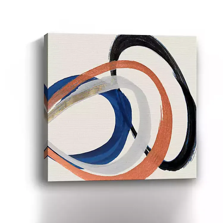 Kirklands Home Canvas Art|Linked Up Abstract Canvas Art Print, 40x40 in.