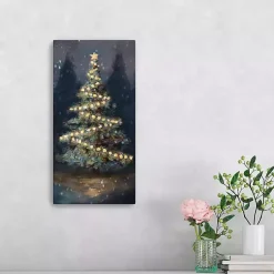 Sale Lit Up Christmas Tree Canvas Art Print Christmas Art & Wall Decor