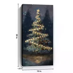 Sale Lit Up Christmas Tree Canvas Art Print Christmas Art & Wall Decor