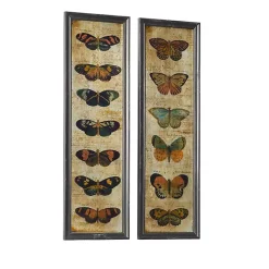 Kirklands Home Wall Quotes & Signs|Literary Butterflies Framed Art Prints, Set of 2