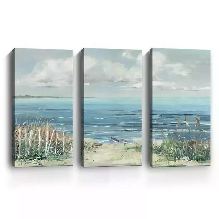 Kirklands Home Canvas Art|Lively Cove Canvas Art Prints, Set of 3 Multi
