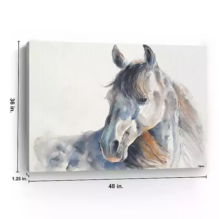 Kirklands Home Canvas Art|Looking Back Giclee Canvas Art Print White