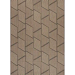 Kirklands Home Outdoor Rugs|Lori Dark Gray Modern Geometric Outdoor Rug, 5x8