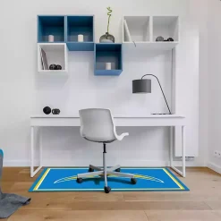 Kirklands Home Area Rugs|Los Angeles Chargers Area Rug, 3x4 Blue