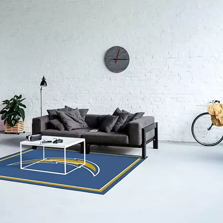 Kirklands Home Area Rugs|Los Angeles Chargers Area Rug, 4x6