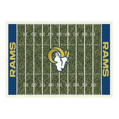 Kirklands Home Area Rugs|Los Angeles Rams Home Field Area Rug, 6x8 Green