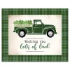 Outlet Lots of Luck Truck Canvas Wall Plaque St Patricks Day Decorations