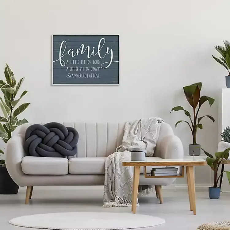 Kirklands Home Wall Quotes & Signs|Loud Family Framed Giclee Canvas Art Print