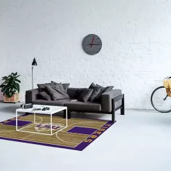 Kirklands Home Area Rugs|Louisiana State University Courtside Area Rug, 4x6