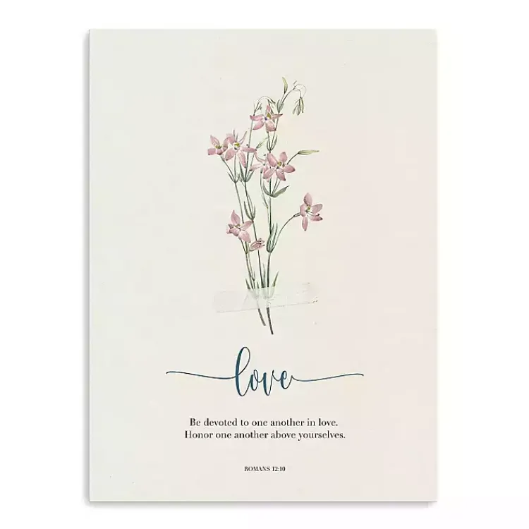 Kirklands Home Wall Quotes & Signs|Love Affirmations Canvas Art Print, 18x24 in.