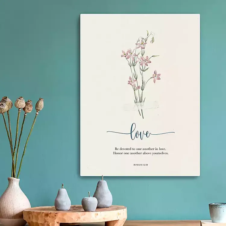 Kirklands Home Wall Quotes & Signs|Love Affirmations Canvas Art Print, 18x24 in.