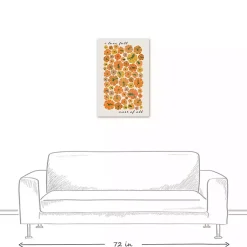 Outlet Love Fall Most of All Pumpkins Canvas Art Print Fall