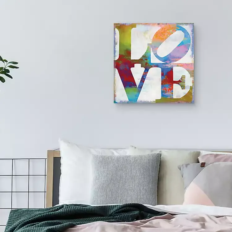 Kirklands Home Wall Quotes & Signs|Love in Color Canvas Art Print