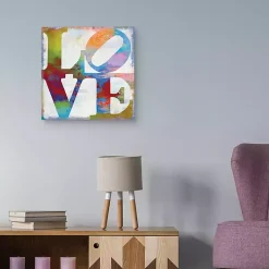 Kirklands Home Wall Quotes & Signs|Love in Color Canvas Art Print