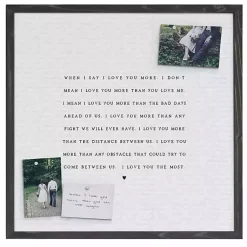 Kirklands Home Wall Quotes & Signs|Love You Most Framed Wall Plaque White