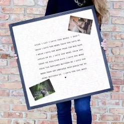 Kirklands Home Wall Quotes & Signs|Love You Most Framed Wall Plaque White