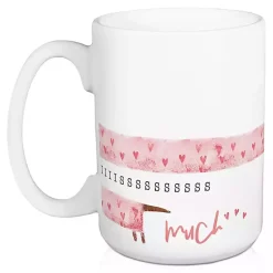 Best Love You This Much Dachshund Mugs, Set of 2 Valentines Day Decorations