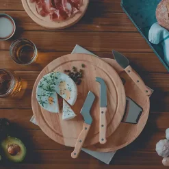 Kirklands Home Serving & Entertaining|LSU Tigers Cheese Board and Tool Set Tan