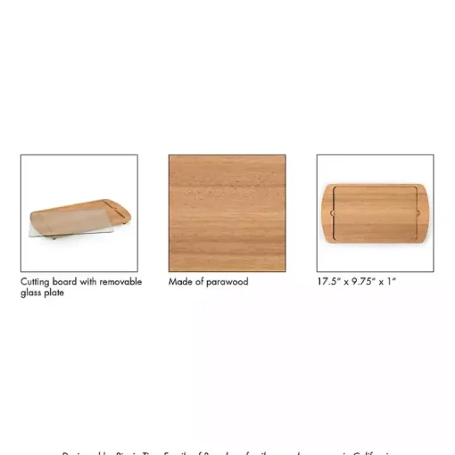 Kirklands Home Serving & Entertaining|LSU Tigers Wood and Glass Serving Board