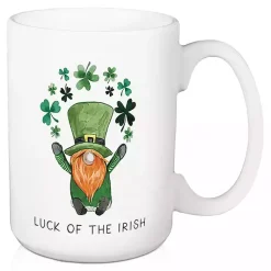 Kirklands Home Glassware & Drinkware|Luck of the Irish Shamrocks Mugs, Set of 2