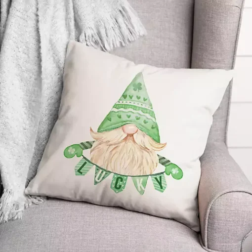 Sale Lucky Gnome Pillow St Patricks Day Decorations