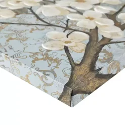 Kirklands Home Canvas Art|Luminous Gold Foil Bloom Canvas Art Print