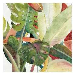 Kirklands Home Canvas Art|Lush Garden Square I Giclee Canvas Art Print Green