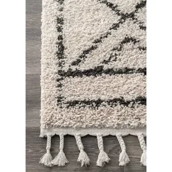 Kirklands Home Area Rugs|Macey Moroccan Diamond Area Rug, 5x8