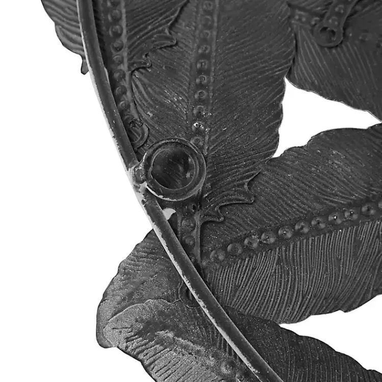 Kirklands Home Wall Plaques|Madison Park Iron Feathers Wall Plaques, Set of 3