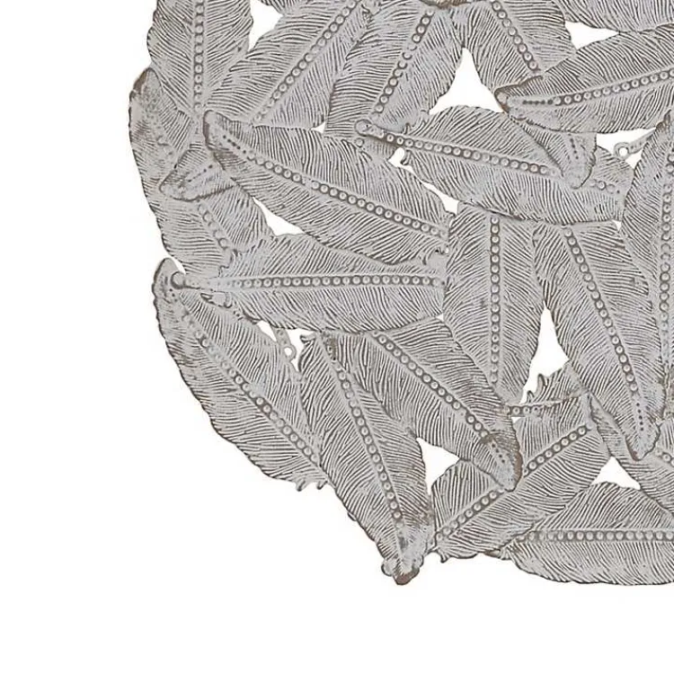 Kirklands Home Wall Plaques|Madison Park Iron Feathers Wall Plaques, Set of 3