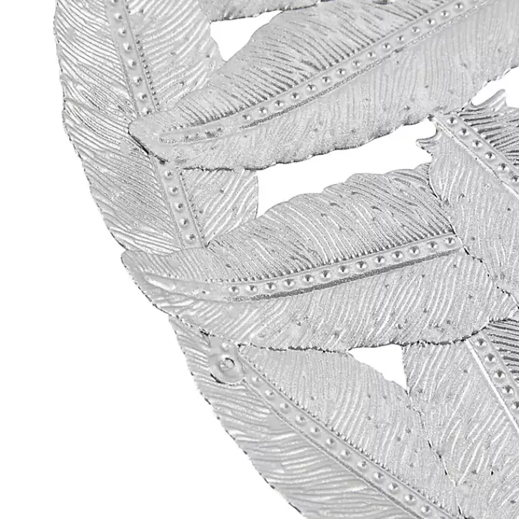 Kirklands Home Wall Plaques|Madison Park Iron Feathers Wall Plaques, Set of 3