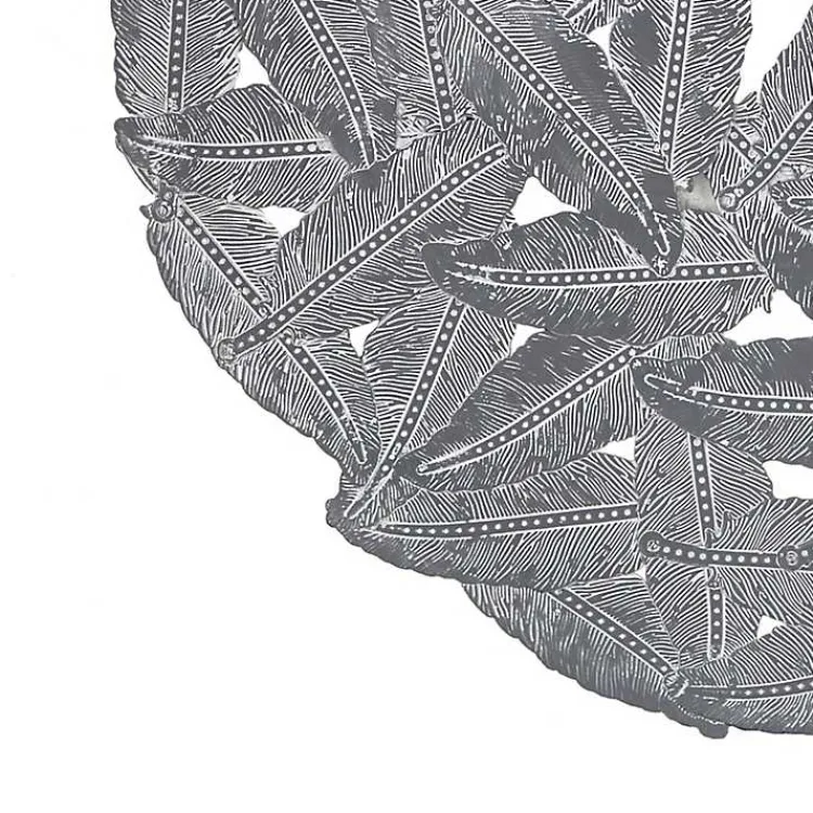 Kirklands Home Wall Plaques|Madison Park Iron Feathers Wall Plaques, Set of 3