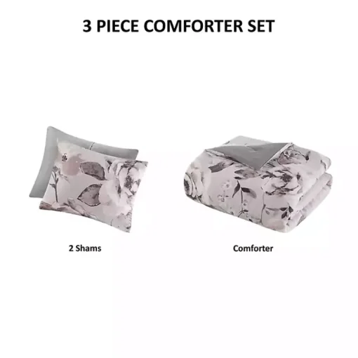 Kirklands Home Comforters|Madison Park Penny 3-pc. King Comforter Set Purple