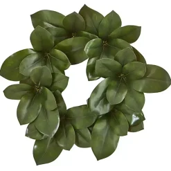 Outlet Magnolia Leaf Wreath, 22 in. Wreaths