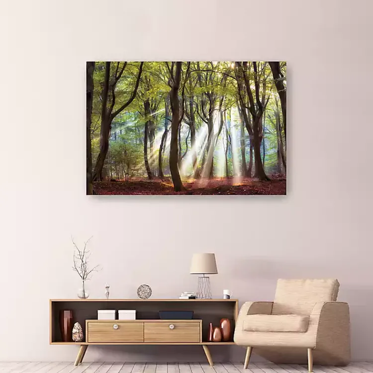 Kirklands Home Canvas Art|Majestic Morning Giclee Canvas Art Print Green