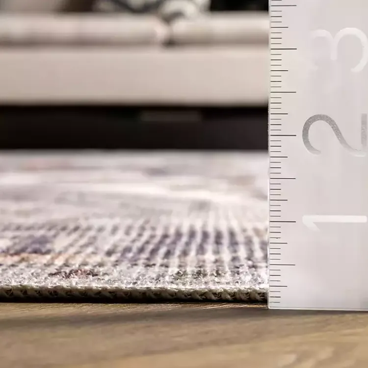 Kirklands Home Area Rugs|Mali Traditional Medallion Washable Area Rug, 5x8