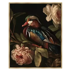 Kirklands Home Canvas Art|Mallard Floral Dutch Framed Canvas Art Print