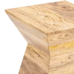 Kirklands Home Accent & End Tables|Mango Wood Nielsen Accent Table Tan