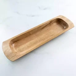 Best Mango Wood Trough Bowl Decorative Bowls & Jars